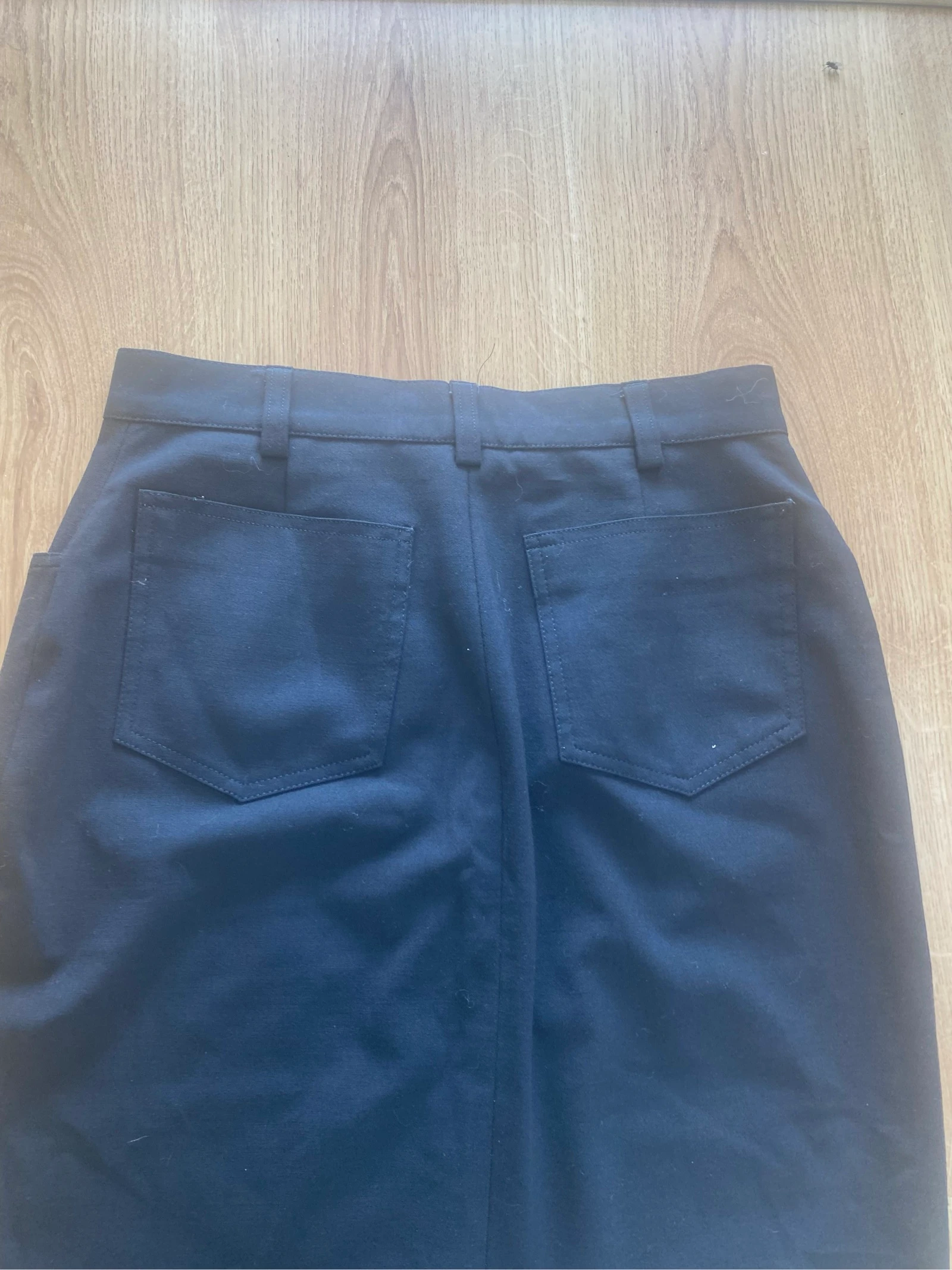 Falda larga teenflo Paris Negra Recta Cremallera Delantera Hecha en Francia 34/36 – photo 6